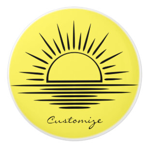 Sunrise/Sunset Reflection Thunder_Cove Ceramic Knob