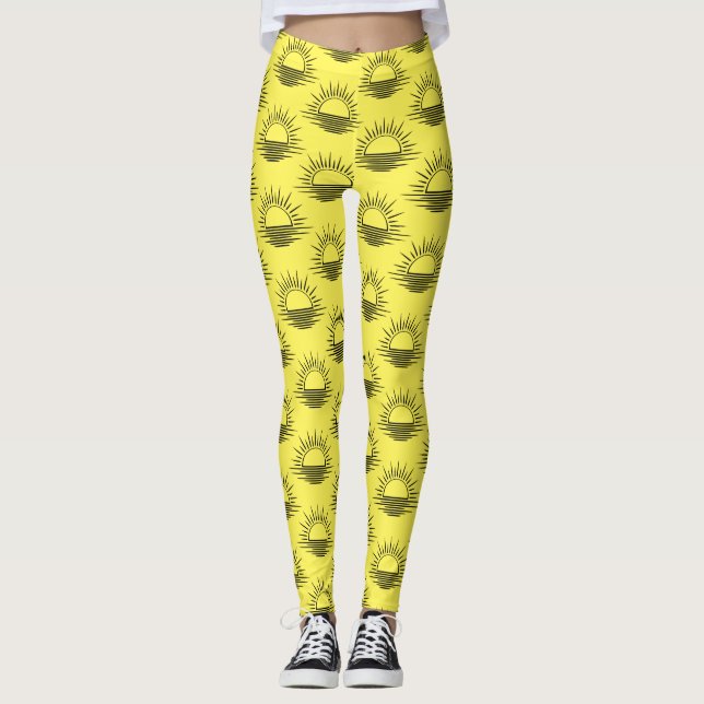 Sunrise/Sunset Reflection Thunder_Cove Leggings (Front)