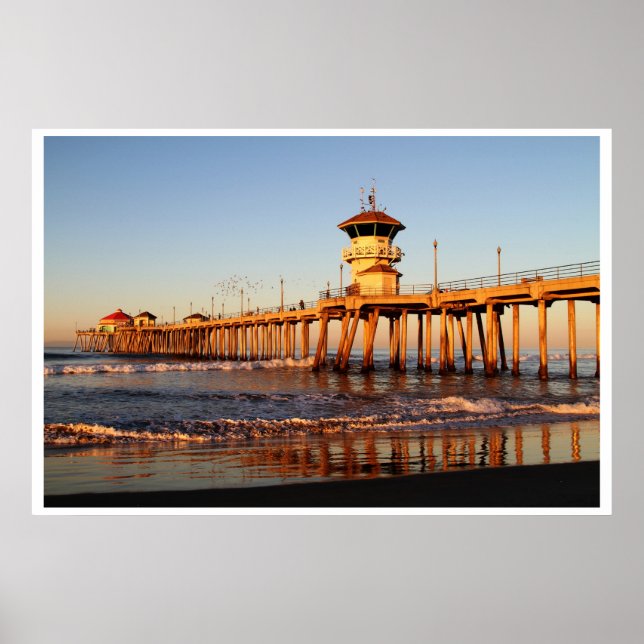 Sunrise Surf City Poster (Front)