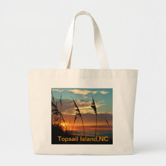 Sunrise Through the Dunes Large Tote Bag