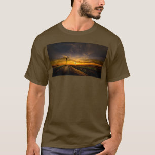 Sunrise Wind Turbine T-Shirt