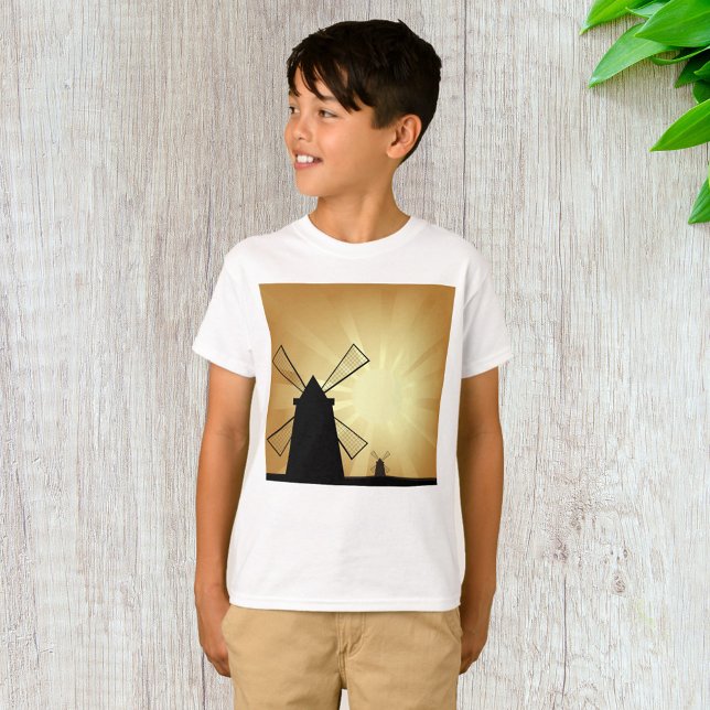 Sunrise Windmills T-Shirt (Creator Uploaded)