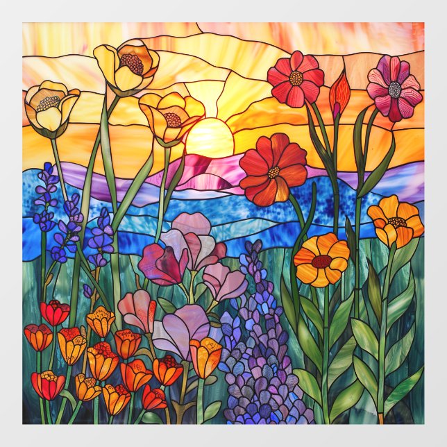 Sunrise Window Cling (Sheet)