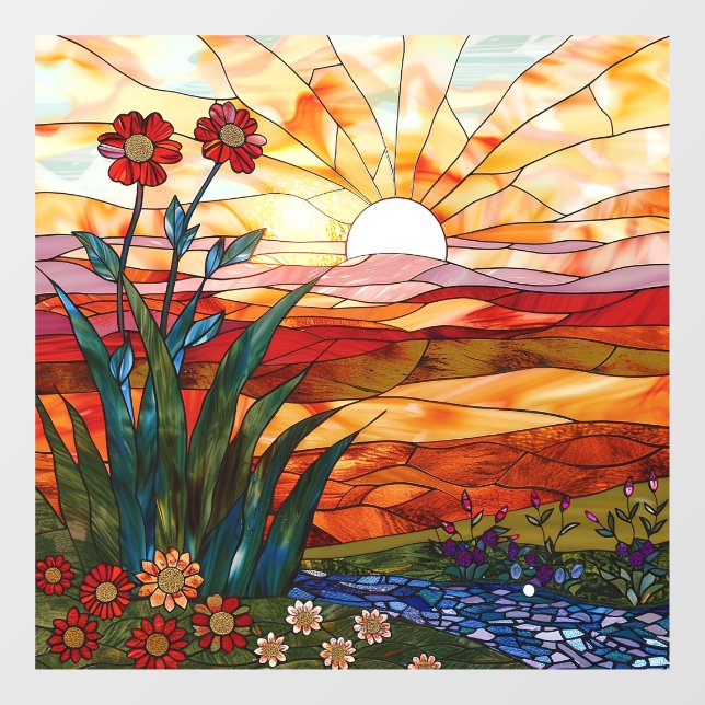 Sunrise Window Cling (Sheet)