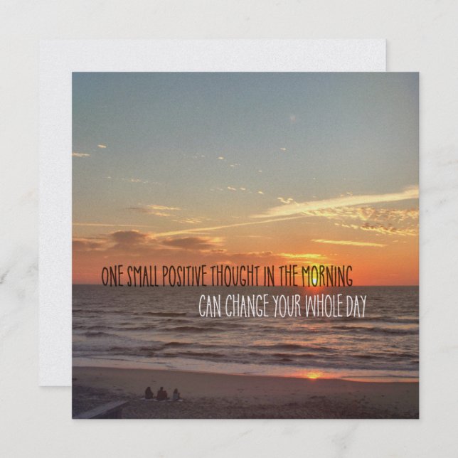 SUNRISE WISHING 5.25 x 5.25 card (Front/Back)