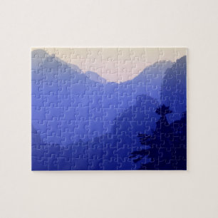 Sunrise, Yellow Mountain, Huangshan, China Jigsaw Puzzle