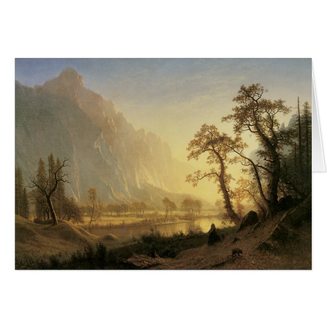 Sunrise, Yosemite Valley by Albert Bierstadt (Front Horizontal)