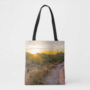 Sunrize Over Arizona Trail Tote Bag