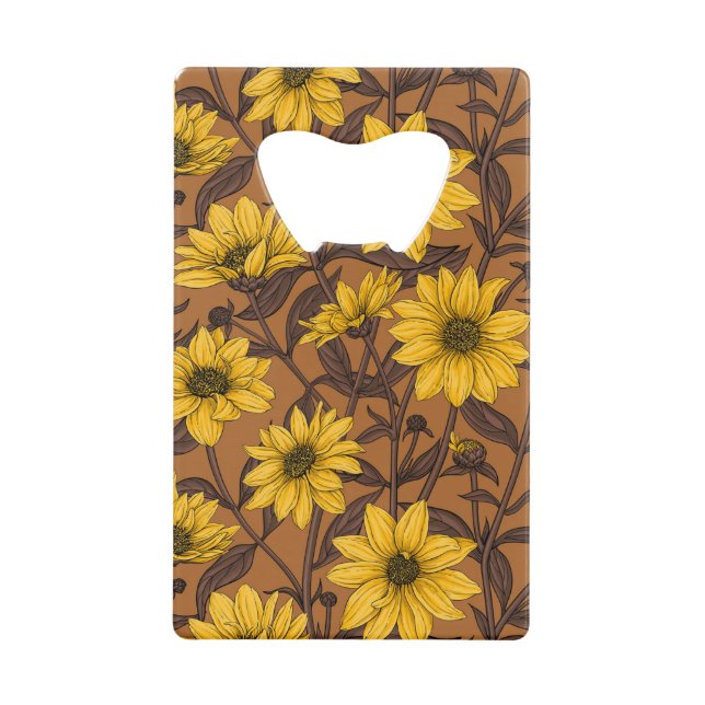 Sunroot, wild sunflower in yellow and  brown (Front)