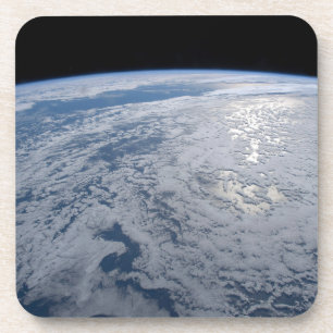 Sun's Glint Beaming On The South Pacific Ocean. Coaster