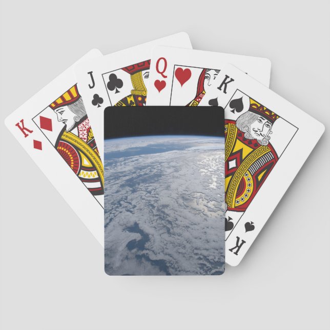 Sun's Glint Beaming On The South Pacific Ocean. Playing Cards (Back)