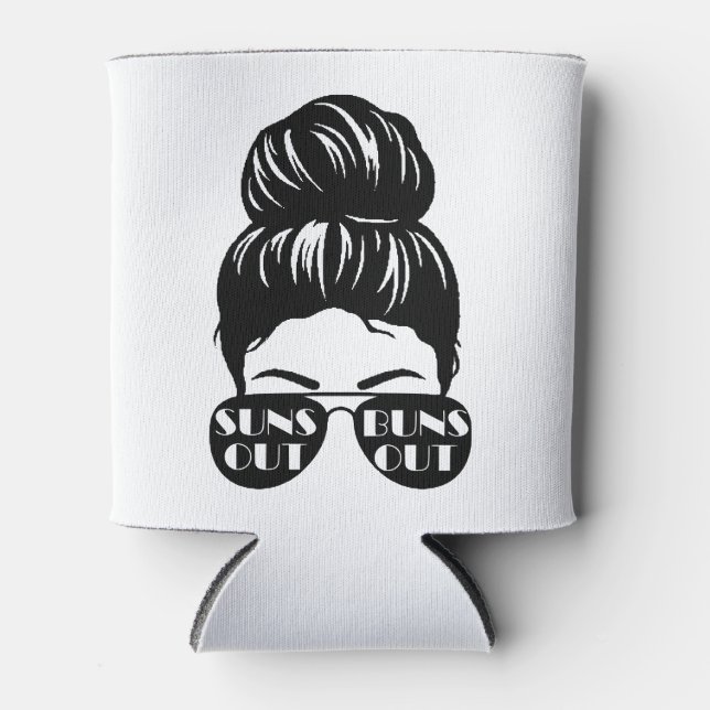 Suns Out Buns Out Can Coozie (Front)