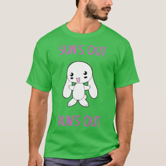 Sun's Out Bun's Out Cute Cuddly Bunny Rabbit  T-Shirt
