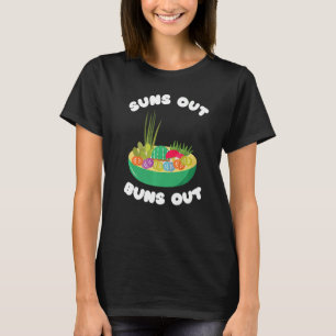 Suns Out Buns Out Lithops Succulent Plant   T-Shirt