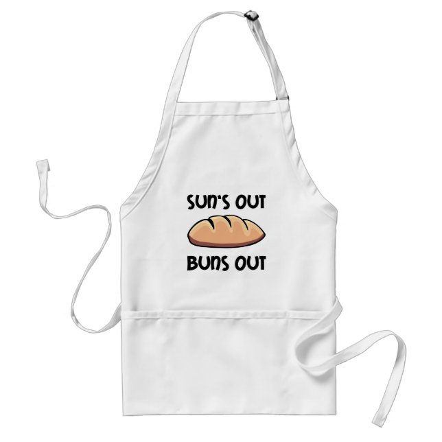 SUN'S OUT BUNS OUT STANDARD APRON (Front)