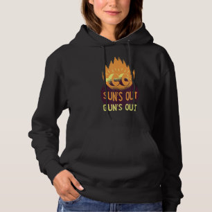 Sun's Out Guns Out Graphic Men Women Bodybuilding Hoodie