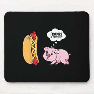 Suns Out Hot Dog Buns Out Funny Sausage Bbq Food L Mouse Pad