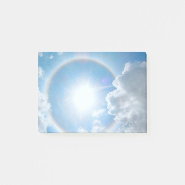 Sun's Rainbow Halo Post-it Notes (Front)
