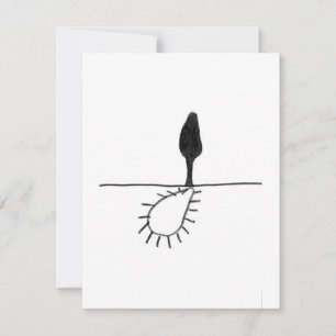 Sun's Shadow - A study - 6 RSVP Card