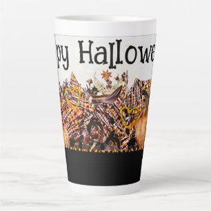 SUNS! SUNSHINE! HAPPY HALLOWEEN! :) LATTE MUG