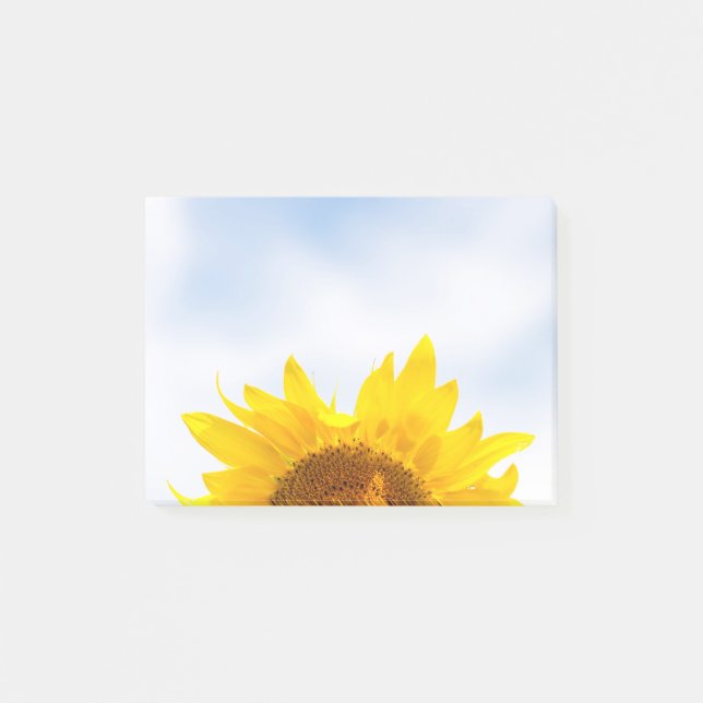 Sun's Up Sunflower Post-It Notes (Front)