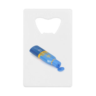 Sunscreen lotion on white background