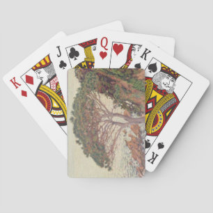 Sunset, 1916 (oil on canvas) playing cards