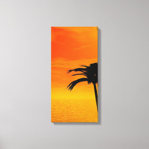 Sunset 1-4 canvas print