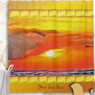 Sunset 2443 shower curtain