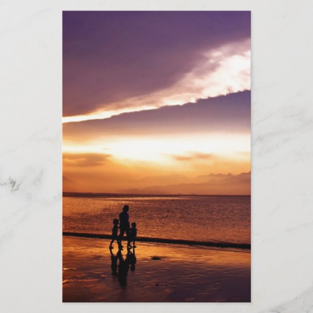 sunset 2 stationery (Front)
