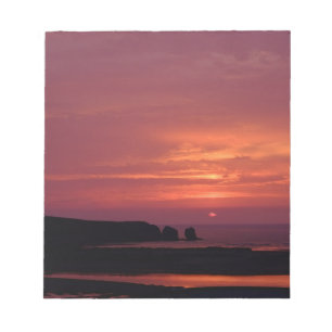 sunset 3 notepad