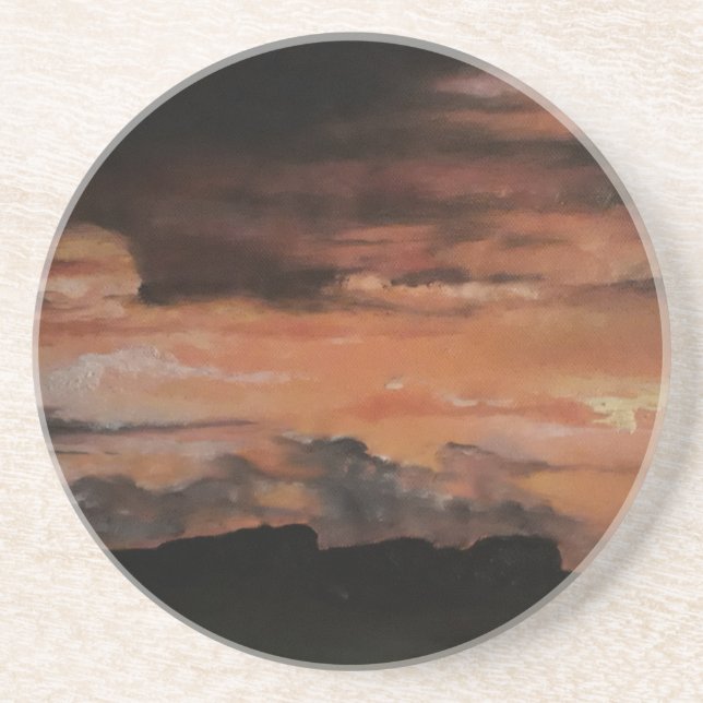 Sunset 4 coaster (Front)