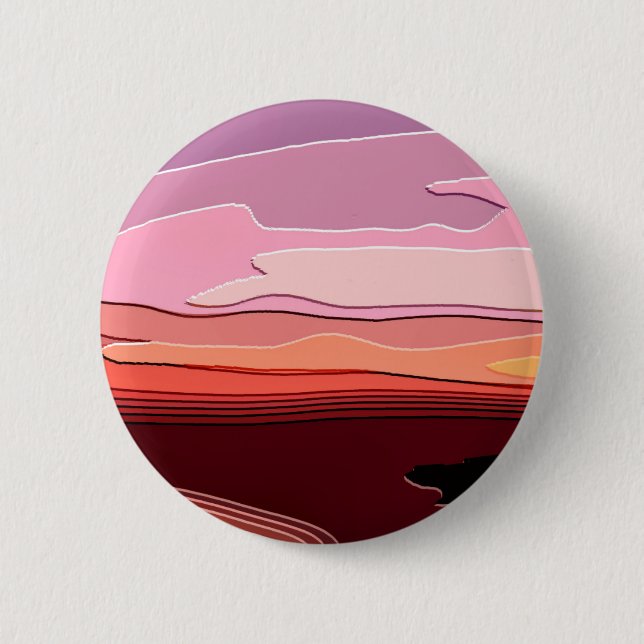 SUNSET 6 CM ROUND BADGE (Front)