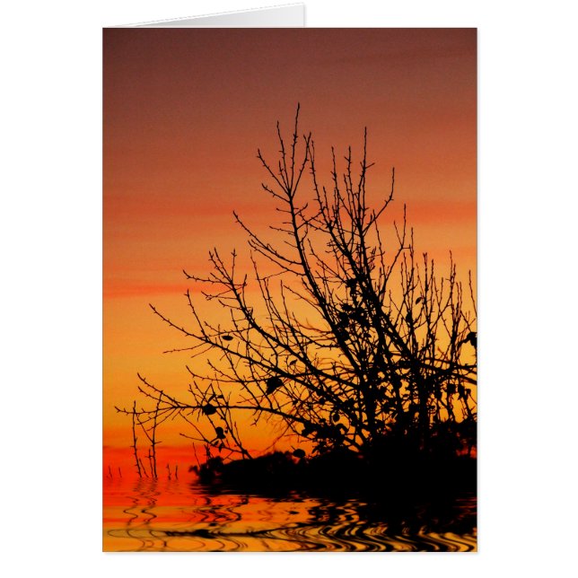 Sunset Abstract Card (Front)