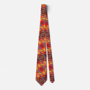 Sunset Abstract Colors 4 Tie