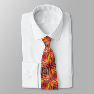 Sunset Abstract Colors 5 Tie