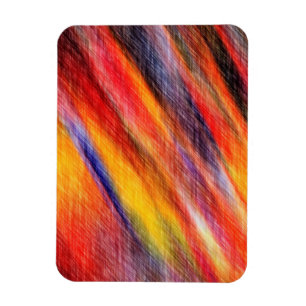 Sunset Abstract Colours Art Magnet