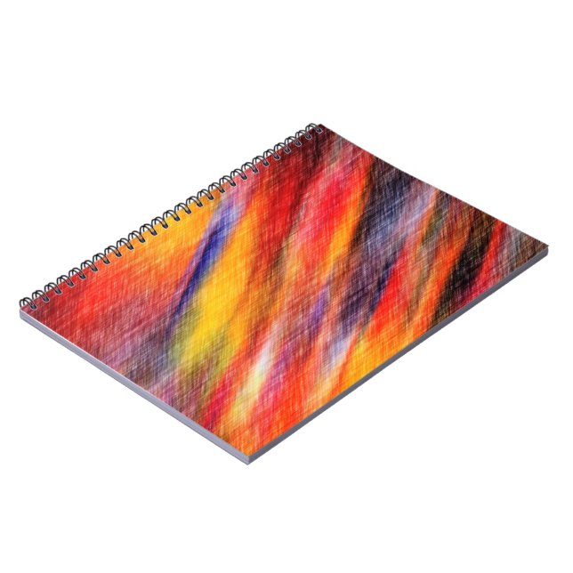 Sunset Abstract Colours Notebook (Left Side)