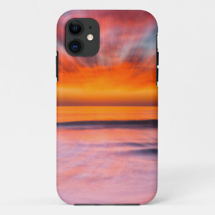 Sunset abstract from Tamarack Beach iPhone 11 Case