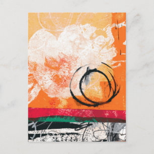 Sunset Abstract Postcard