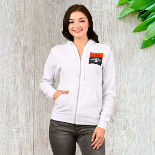 Sunset Aeroplane Approach Runway Lights Aviation Hoodie