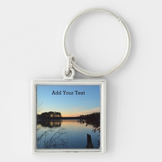 Sunset 'Almost Gone' by Shirley Taylor Key Ring (Front)