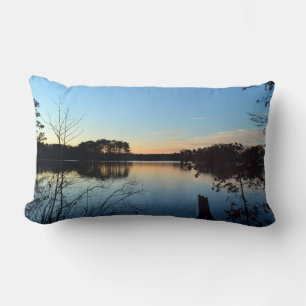 Sunset 'Almost Gone' by Shirley Taylor Lumbar Cushion