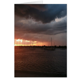 Sunset and Boats on the Water Picture