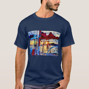 Sunset and Sailboats T-Shirt