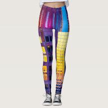 Sunset architecture leggings