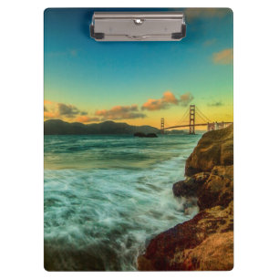 Sunset at Baker Beach Clipboard