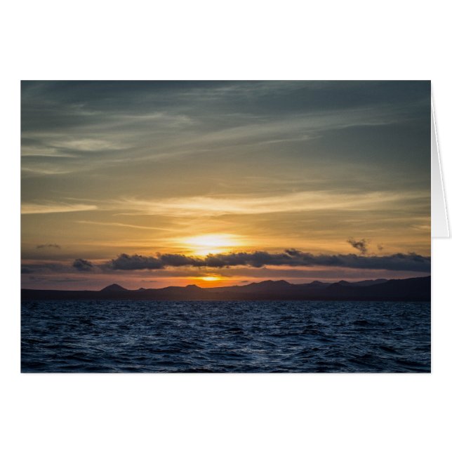 Sunset at Bartolome Island (Front Horizontal)