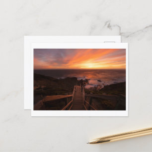 Sunset At Cape Schanck Postcard