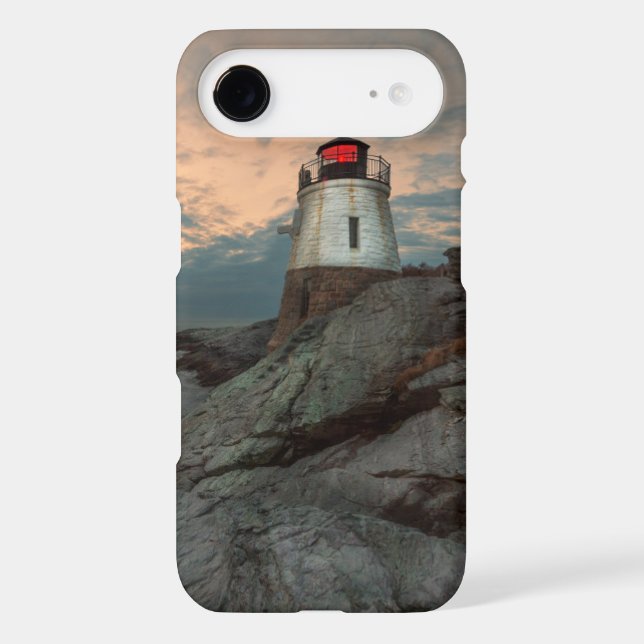 Sunset At Castle Hill Lighthouse Case-Mate iPhone Case (Back)